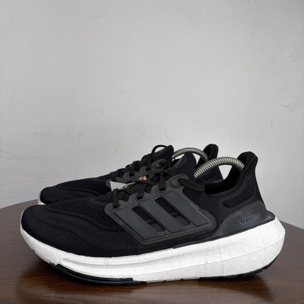 Adidas Ultraboost Light Shoes Women's 9.5 Black Knit Running Low Sneakers GY9353